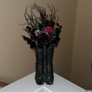 Halloween decoration: witches boots